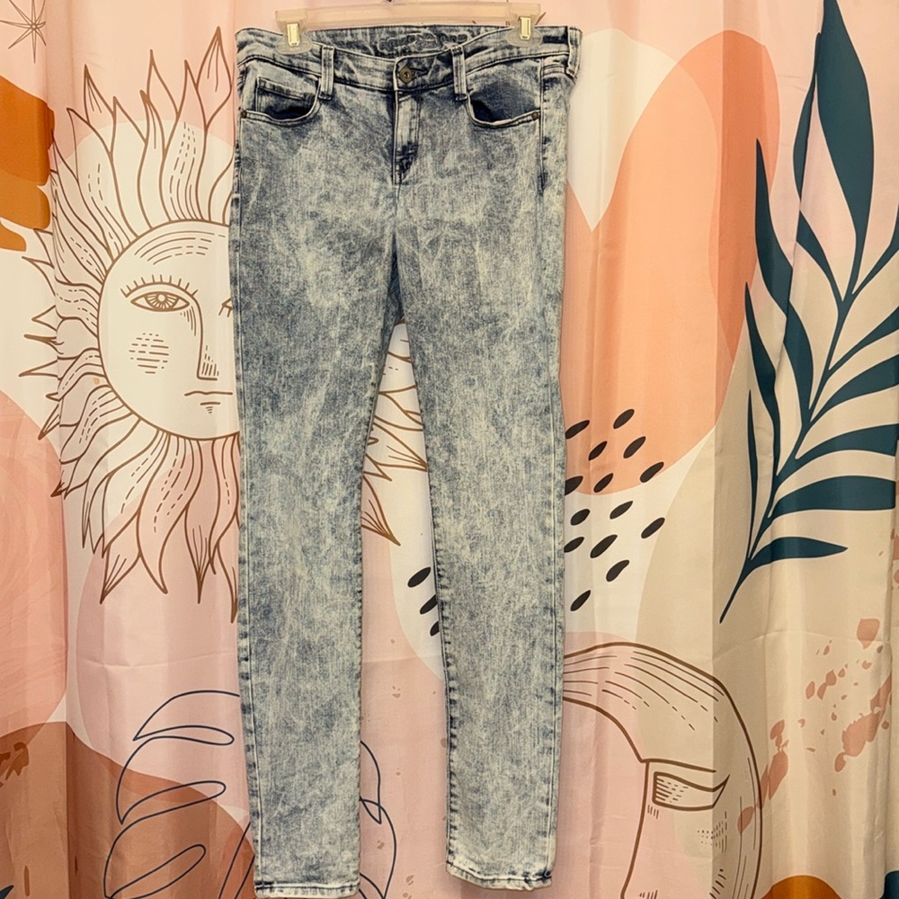 Arizona Jean Co Size 3 Acid Washed Skinny Jean Jegging